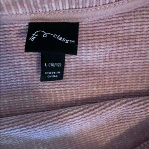 Velvet long sleeve crop top